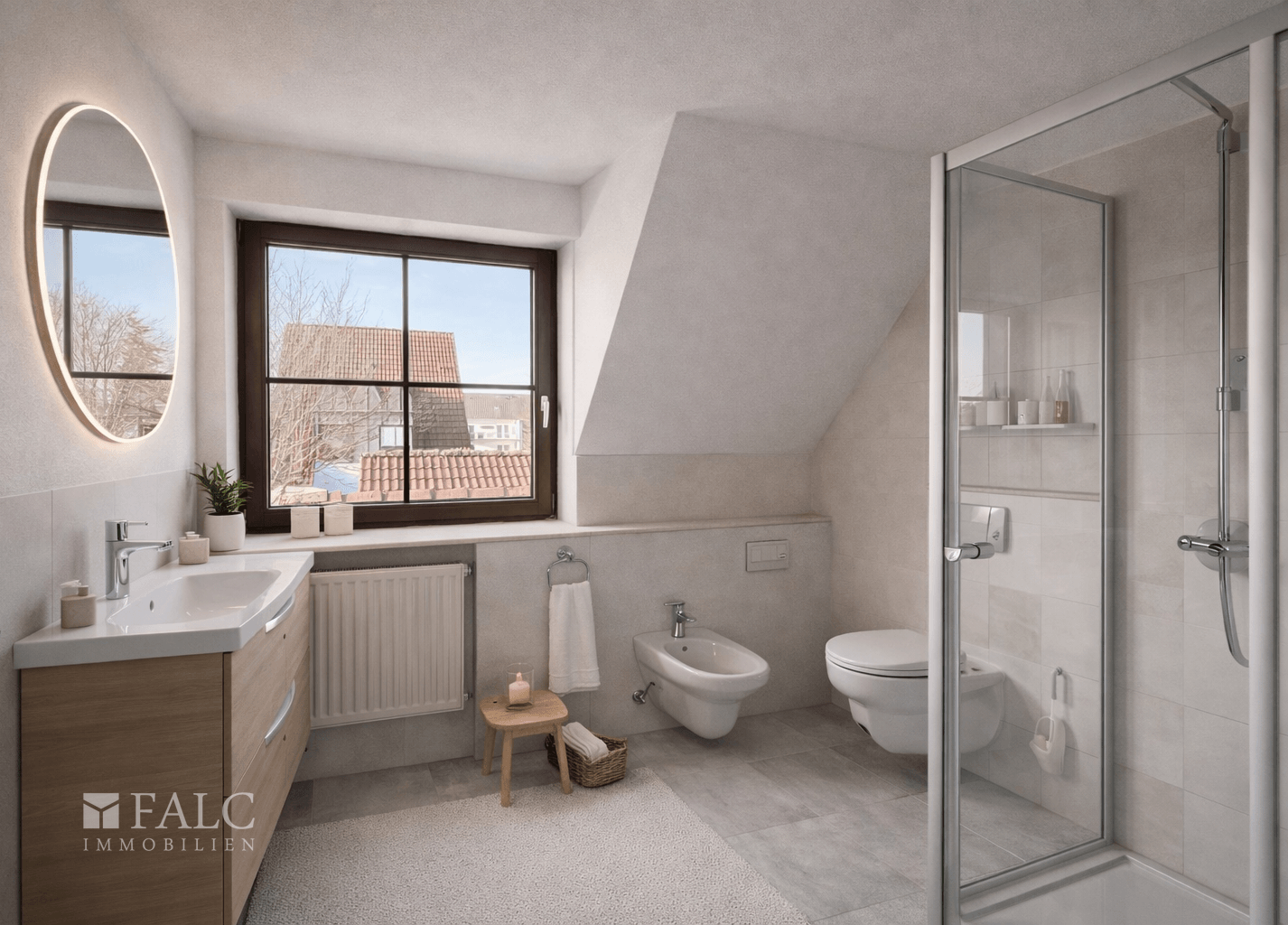 1.OG Badezimmer - ( KI generiert)